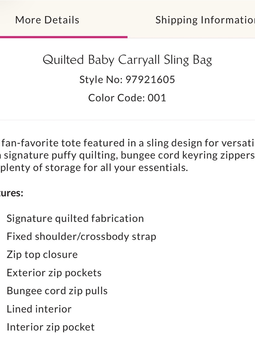 Free People Quilted Baby Carryall Sling Bag/Purse in Light Papaya Yellow/Gold - Picture 7 of 8